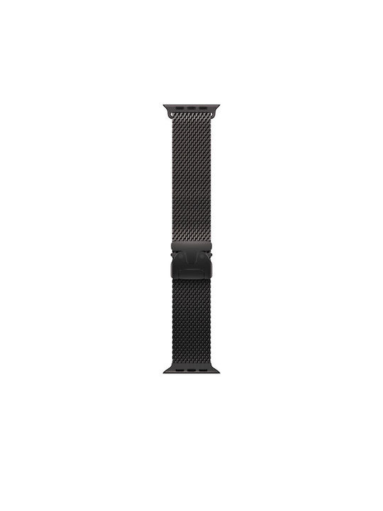 Apple Titanium Milanese Loop 49mm - Large Λουράκι Black (Apple Watch 44/45/46mm/Ultra 49mm) Apple Titanium Milanese Loop 49mm - Large Λουράκι Black (Apple Watch 44/45/46mm/Ultra 49mm)