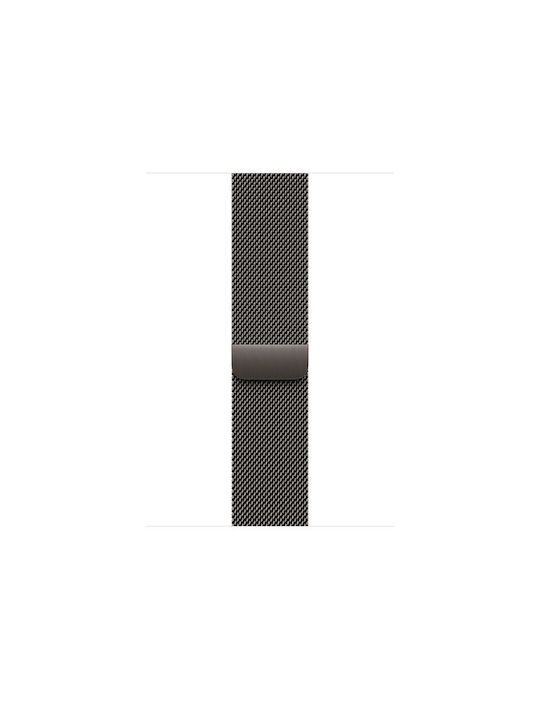 Apple Milanese Loop 46mm - M/L Каишка Неръждаема стомана Slate (Apple Watch 44/45/46mm/Ultra 49mm)