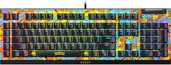 Razer Blackwidow V4 X Pokemon Kanto Starters Μηχανικό (Αγγλικό US)