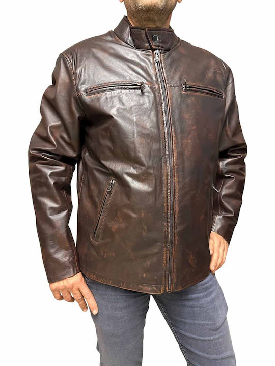 Leather Jacket Brown