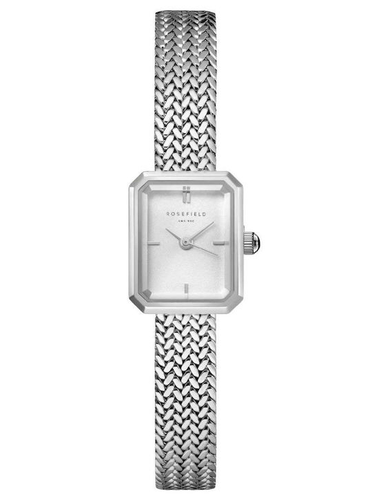 Rosefield Mini Octagon Women's Watch with Silve...