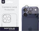 Sonique Lens Full Προστασία Κάμερας Tempered Glass Μαύρο για το Apple iPhone 17 Pro
