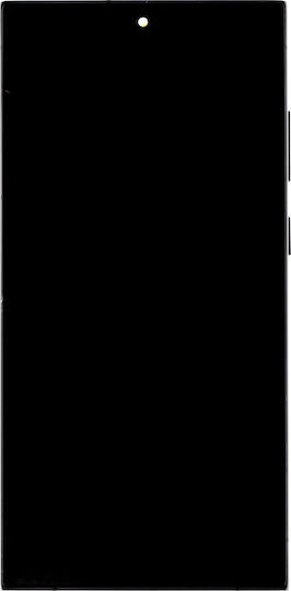 Екран Display + със Сензорен Механизъм и Рамка за Samsung S918B Galaxy S23 Ultra (Черен)