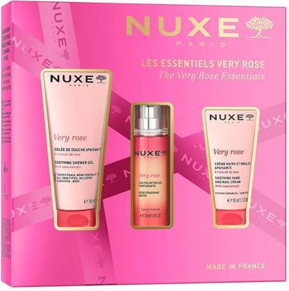 Nuxe Very Rose Σετ με Eau de Parfum και Shower Gel 3τμχ