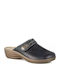 Anatomical Leather Women's Slippers Blue