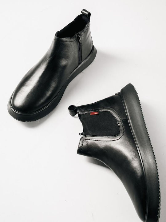 Leather Black Chelsea Boots