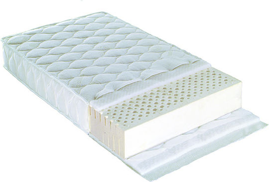 Mother Baby Anatomical Mattress Crib with Latex 62cmx130cmx8cm