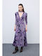 Midi Abendkleid Lila -FW25-GR1034