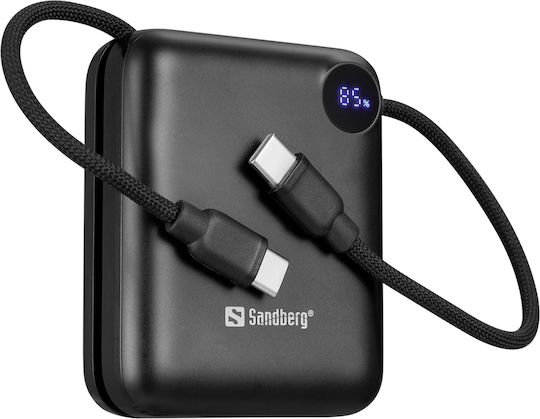 Sandberg Power Bank 10000mAh 20W with USB-C Port Power Delivery Black