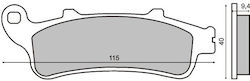 Front Brake Pads Honda Pantheon 125cc Scooter Front Brake Pads Honda Pantheon 125cc Scooter