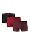 Herren Boxershorts Schwarz 3Packung