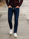 Men's Jeans Pants Elastic with Regular Fit Blue