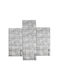 Polcarpet Merry Venice Σετ Μοντέρνα Χαλιά Κρεβατοκάμαρας Grey Black Polcarpet 9999991329058 3τμχ