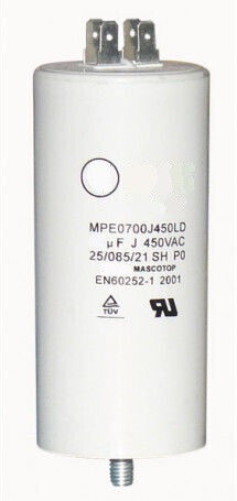 Condensator Pornirea Motorului Cd60 450V 250µF Cu Terminale