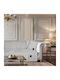 Das Home Essential 3946 Ριχτάρι Διθέσιου Καναπέ Chenille 180x250εκ. White