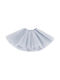 Tutu Ballet Skirt Kids 4 Layers Tulle Inner Skirt Greek Silver