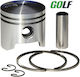 Brushcutter Piston Compatible Stihl Fs38 Fs45 Fs46 Fs55 Golf Ø 34mm 4140 030 2000