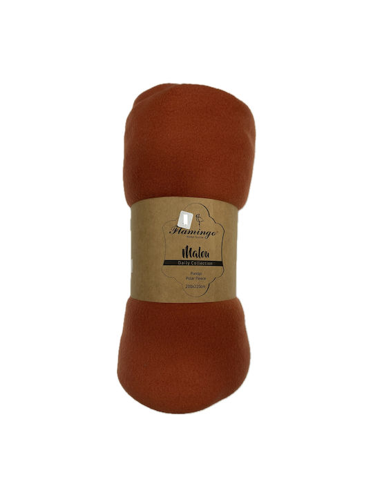 Flamingo Fleece Decke Doppel 200x220cm Rote