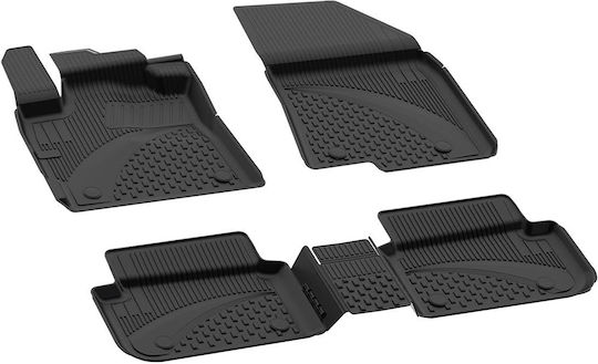 Sahler Car Rubber Floor Mats Raised Sides 4d Logan Taliant 2021+