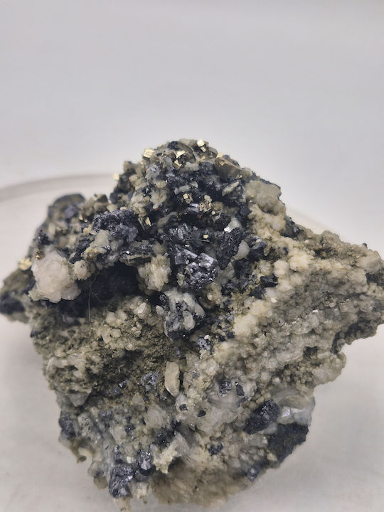 Raw Sample Of Galenite Pyrite Calcite – Natural Stones