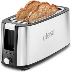 Ufesa Φρυγανιέρα 2 Θέσεων 1400W Inox