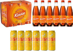 Πακετο 6χ Kinnie 330ml 6x Kinnie 500 Ml 6 Cisk Lager 500ml
