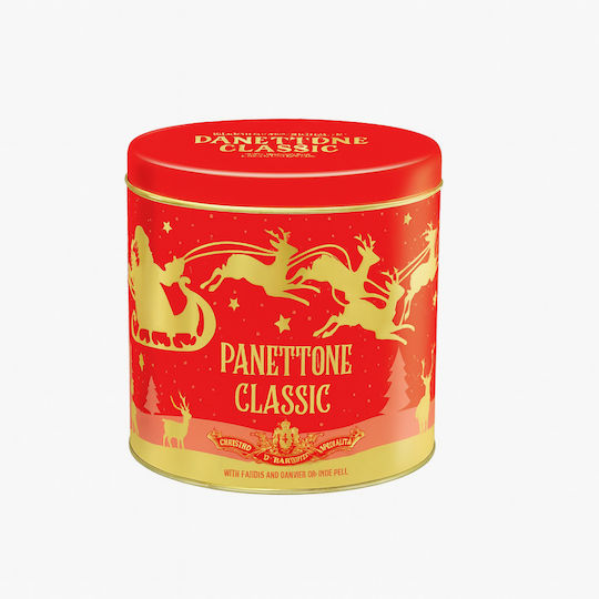 Panettone Класически Golden Reindeer Метална Кутия 1000g