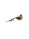 Pasăre Figurine Decorative Clip Încorporat Paiete 17cm 17x6x7cm Multicolor Kaeming