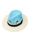Aquablue Wicker Women's Hat Blue