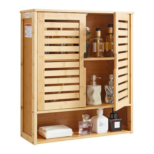 Vevor Ντουλάπι Μπάνιου Πλυντηρίου 23x8x26cm Καφέ