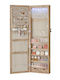 Costway Κρεμάστρα Κοσμημάτων με Καθρέφτη 35.5x10x120cm