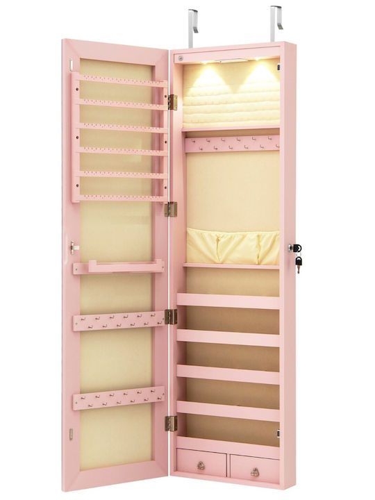 Costway Бижутерия Закачалка Розова 35.5x10x120см