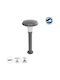 GloboStar Outdoor Small Post Floor Lamp IP65 For E27 Bulb Gray