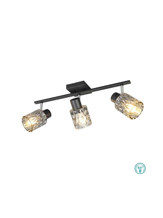 Trio Lighting Spot in Schwarz Farbe