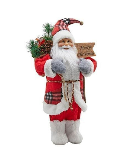 Dekorativer Weihnachtsmann Rot 81cm