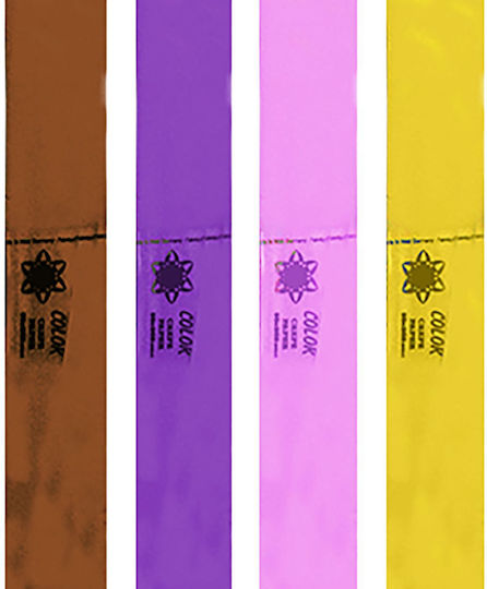 Waffelpapiere Farben 2mx50cm Justnote 39100 Hellblau