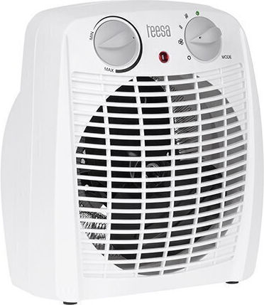 Teesa Αερόθερμο Δωματίου Δαπέδου Λευκό 2000W