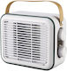 Elite Fan Heater Room Floor White 1500W