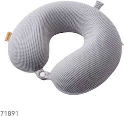Μαξιλαράκι Ταξιδίου Memory Foam Γκρι
