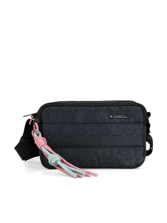 Hanae Damen Handtasche Schulter Schwarz