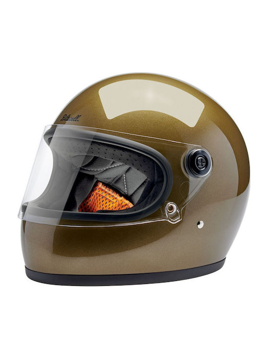Biltwell Gringo S Ugly Gold Metallic Κράνος Μηχ...