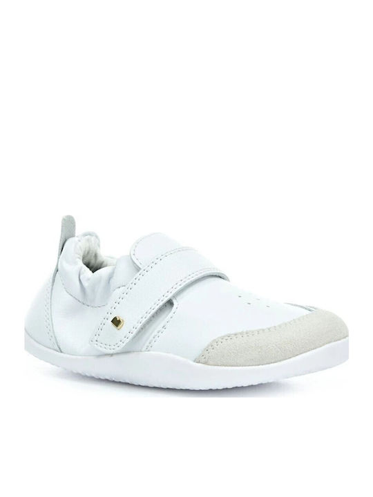 Xplorer Kids Sneakers Anatomic with Hoop & Loop Closure White