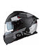Pilot Corsair SV Black Matt Motorradhelm Volles Gesicht ECE 22.06 1550gr mit Pinlock und Sonnenblende