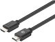 Manhattan HDMI 2.0 Premium High Speed 4K 60Hz HDR Cable HDMI male - HDMI male 2m Μαύρο