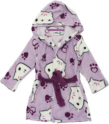 Dreamworks Παιδική Ρόμπα Χειμωνιάτικη Fleece Coral, Purple Dreamworks Παιδική Ρόμπα Χειμωνιάτικη Fleece Coral, Purple