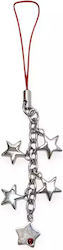 Dekoratives Handy-Schmuck Russ Berrie *93191-1 O Stars Handy-Tasche 10 cm Silber