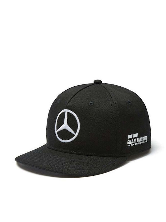 Mercedes Плоска Козирка Шапка Lewis Hamilton За Възрастни Черна 2018