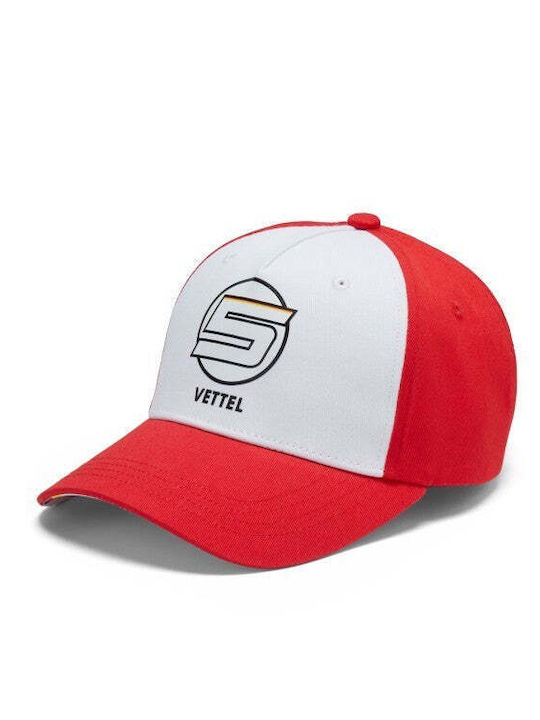 Ferrari Baseball Cap Vettel5 Adult Red 2018
