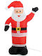 Outdoor Inflatable Illuminated Santa Claus Electric Red 120x82x82cm