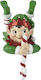 Крехмастера за Камина Коледни Джуджета 19x11.5x13.5см Зелена Kaeming